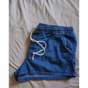 ☀️❤aerie Chambray Jean Shorts size 13